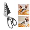 Handle Detachable Ultra Sharp for Pie Steak Pizza Cutter Pizza Scissors Pizza Shovel Kitchen Tool