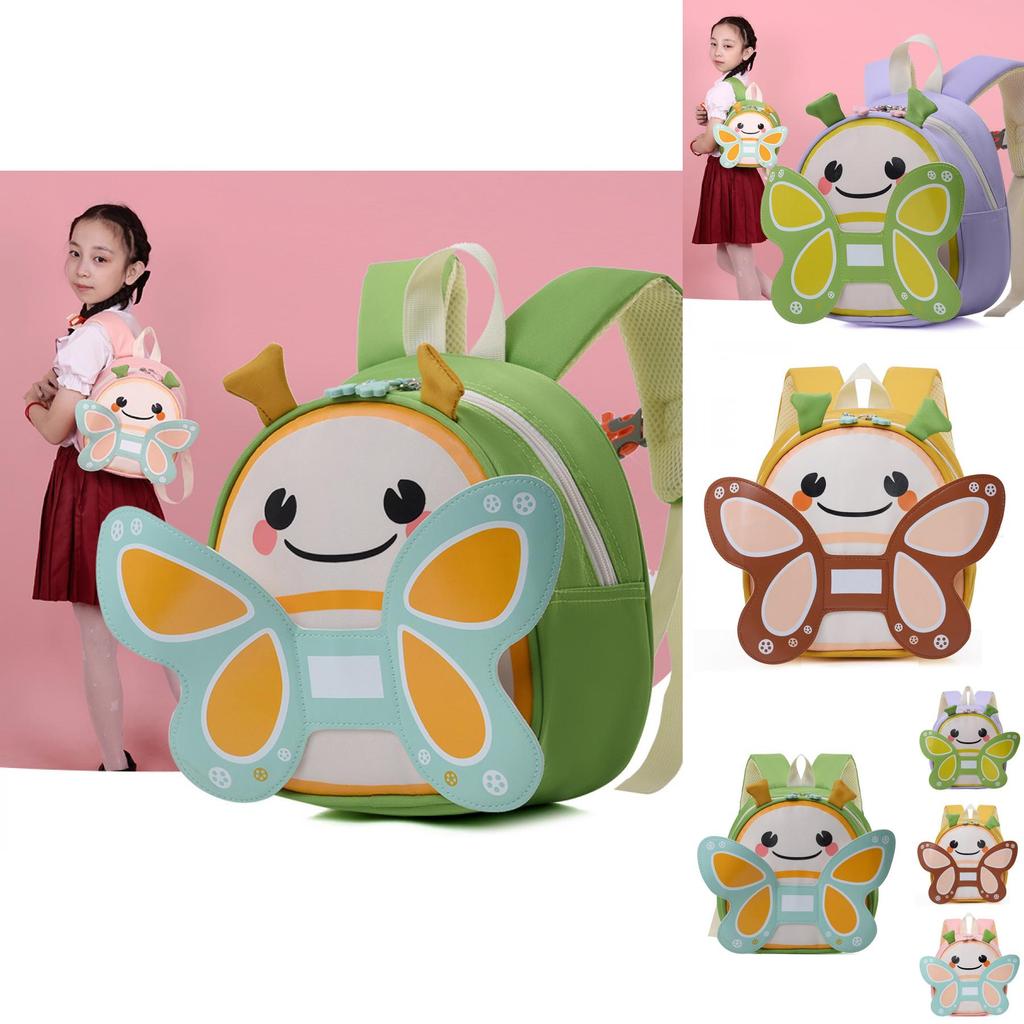 Adorable Cartoon Nylon Backpack For Toddlers Lightweight And Comfortable Design