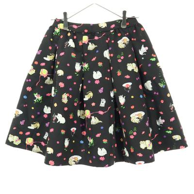 Schönheitsprodukte Franche lippee made in Japan Tierprint Mini-Ausgestellter Rock Damen Gebraucht