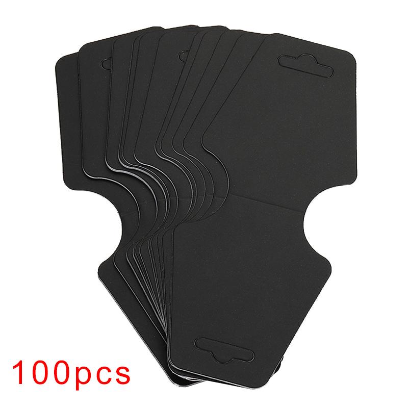 100PCS Fold Tag Set Jewelry Hang Tag Display Card for Necklace Bracelets Bangle Price Board Packaging Folding Card Wholesale ZYF