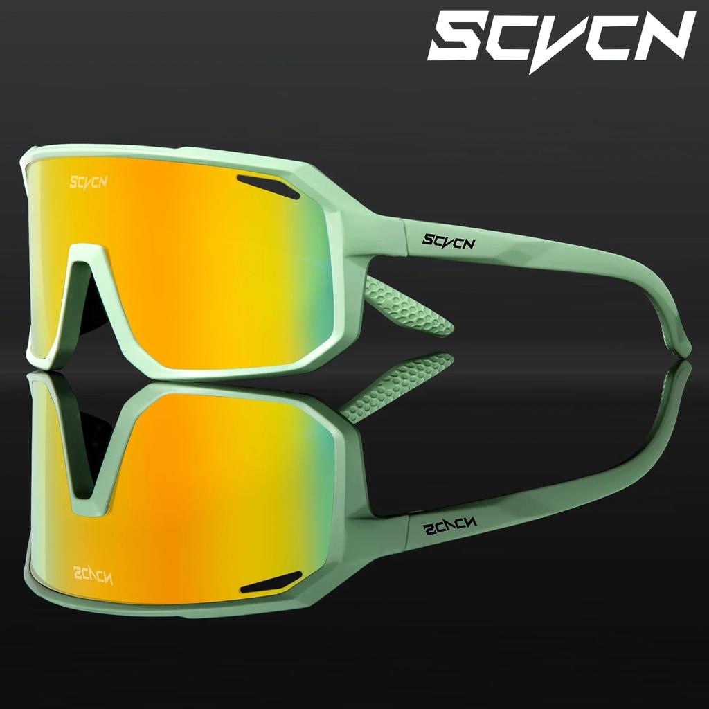 SCVCN Cycl Brillen Photochrome Radsport Sonnenbrillen Herren UV400 Brillen Sport MTB Outdoor Brillen Fahrrad Brillen Damen Sonnenbrillen