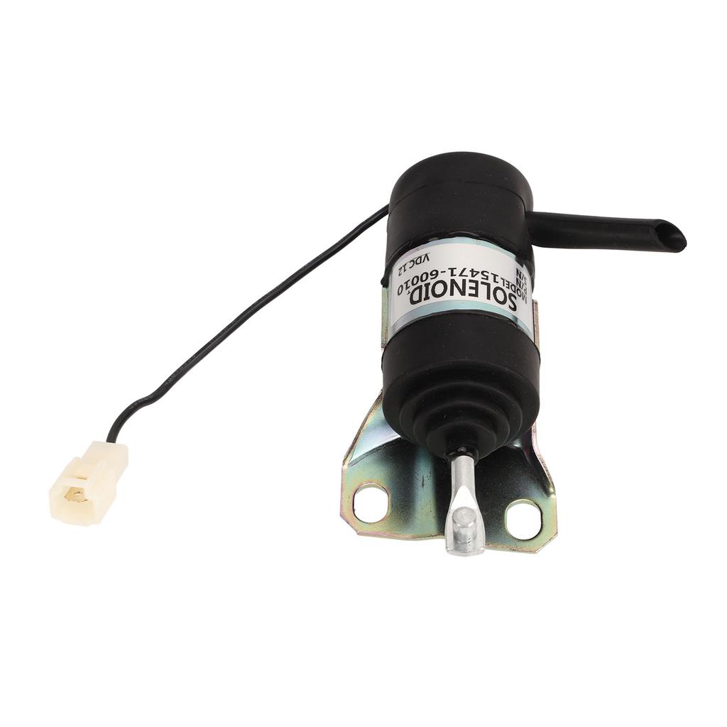 Fuel Shutoff Solenoid 129953 77811 Replacement for KUBOTA Models KJ S150V USA B1250HSD