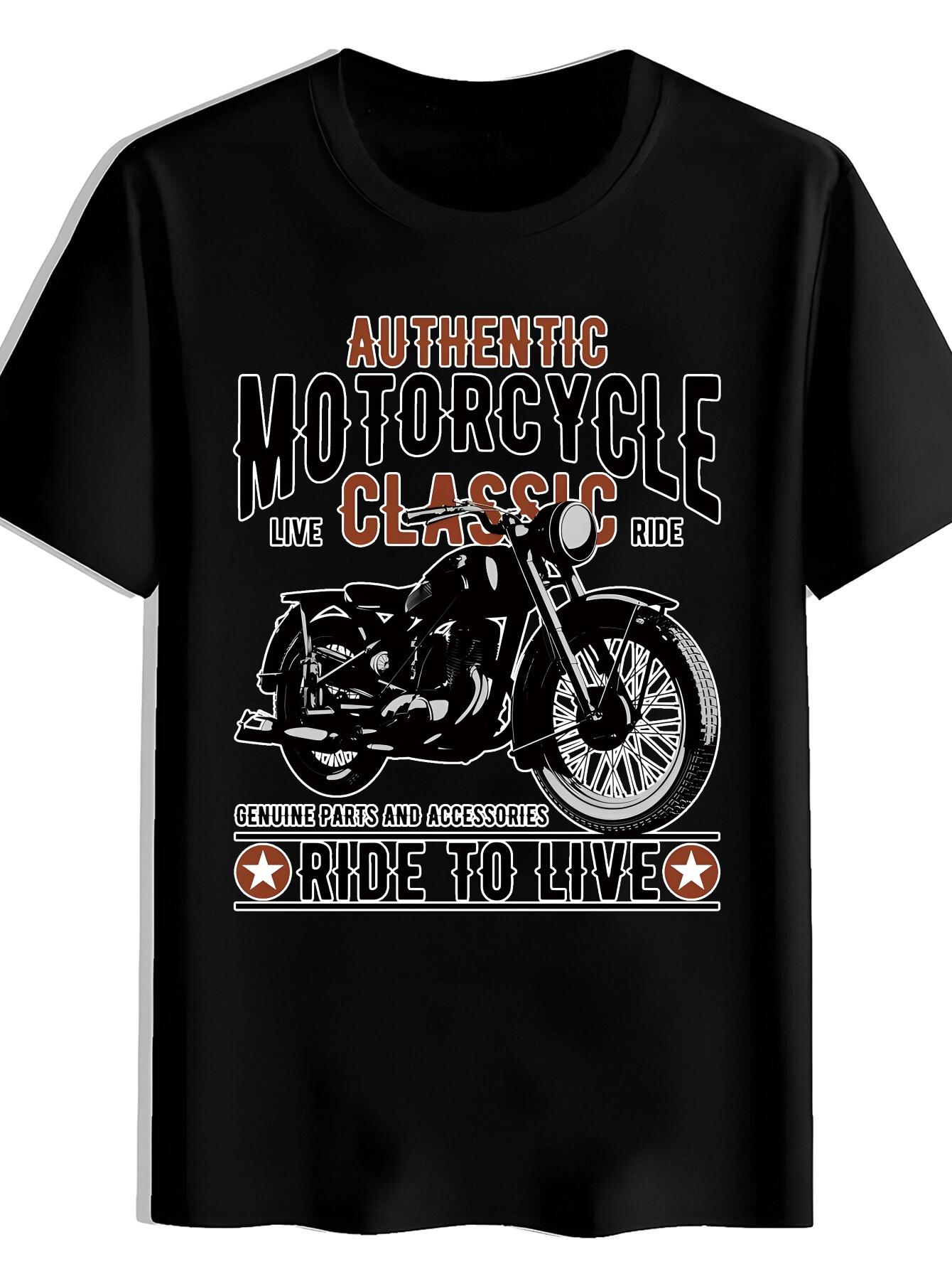 T-shirt A Short-Sleeved Featuring Vintage Elements L