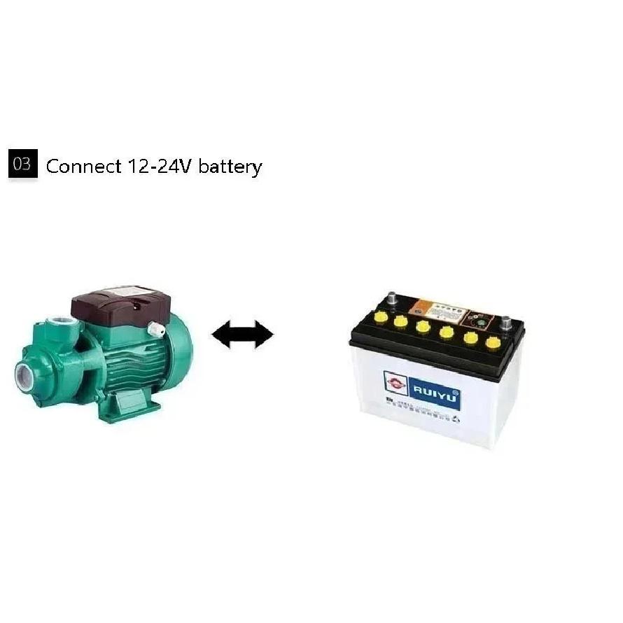 DC 12V 24V 48V Wasserpumpe Bürstenmotor Booster Pumpe QB60 Hohe Förderhöhe Großer Durchfluss Solarbatterie Pumpe Selbstansaugende Pumpe