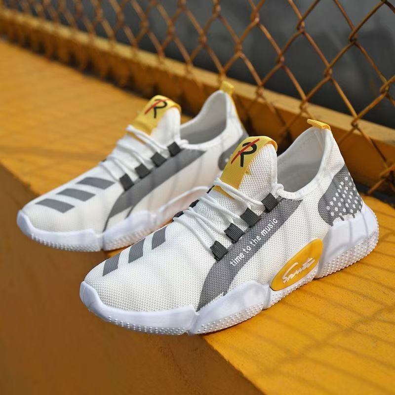 Men's Shoes Spring and Autumn New Mesh Shoes Korean Version of Trendy Dad Sports and Leisure Shoes Running Shoes Breathable Trendy Shoes