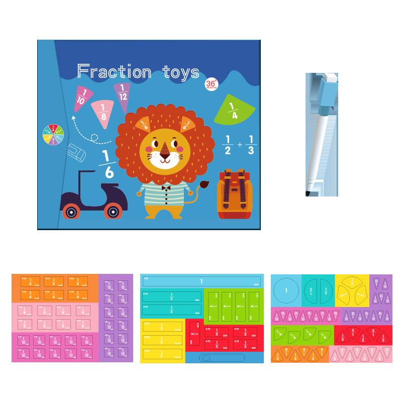 

Маленький Лев Книжный тип Магнитные Три-в-одном Разложение Учебные пособия Детские Операции сложения и вычитания Обучение Цифровые Познавательные игрушки