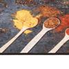 Multi Color Kitchen Rug 60 x 180 cm Washable