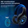 Wired Luminous Heavy Bass Headset Noise Reduction Gaming Headphone with Mic
