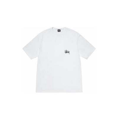 Tričko Stüssy Basic Bílé