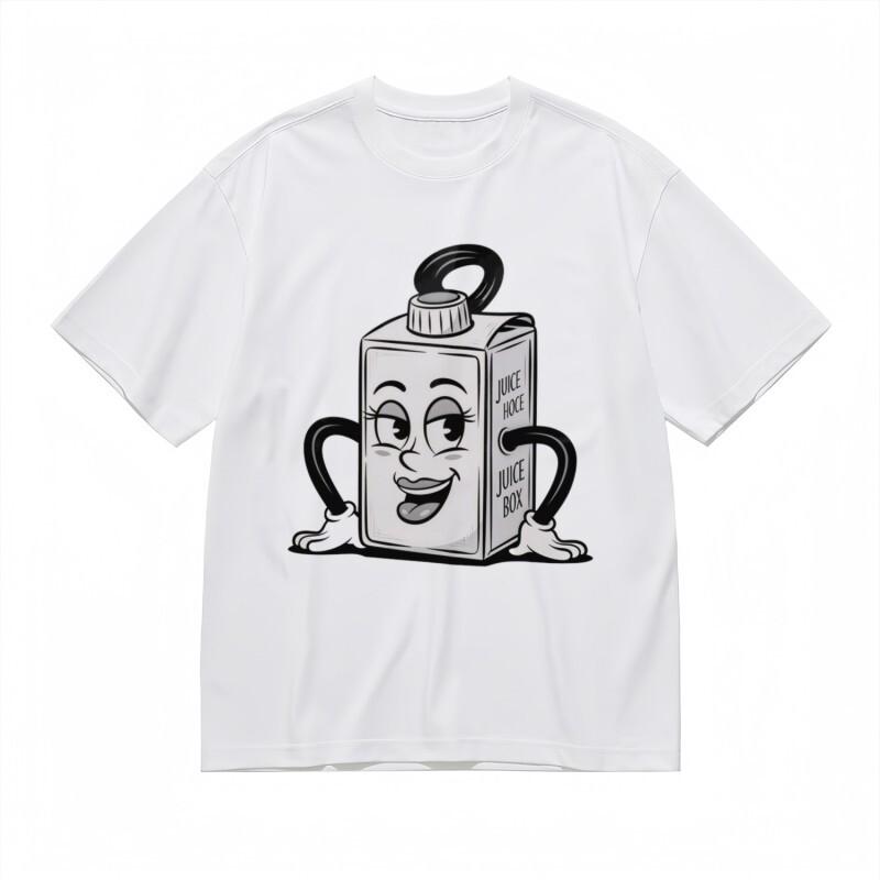 

Женская трендовая дышащая классическая футболка JUICE HOCE Типографика Забавный дизайн Футболка M