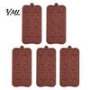 Sewing Themed Cake Decor 19-Hole Silicone Button Molds, Three Sizes DIY Decorating Tray, Kitchen Baking Accessories Flexible Easy Release Gadgets for