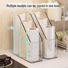 Kitchen Plastic Bag Storage and Sealing Rack