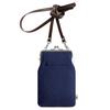 [AYANOKOJI] Gamaguchi Shoulder Case + (Cushioned Lining) (Solid Navy) 20cm X 12.5cm X 2cm