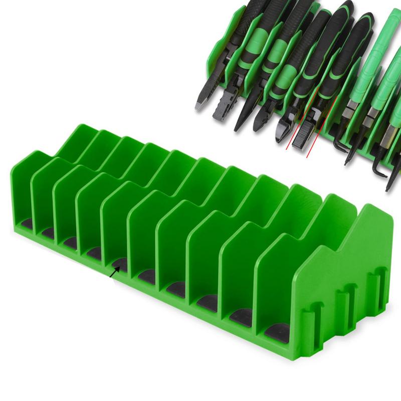 

Wrench Storage Organizer Practical plier organizer rack Hold up to ten pliers Plier Holder and Cutter Organizer Tool Organizer синий