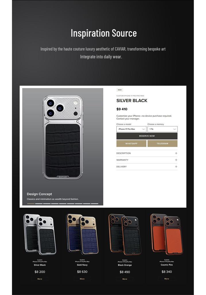 Crocodile Pattern Leather Metal Frame Anti-Drop Case for iPhone 17 Pro Max