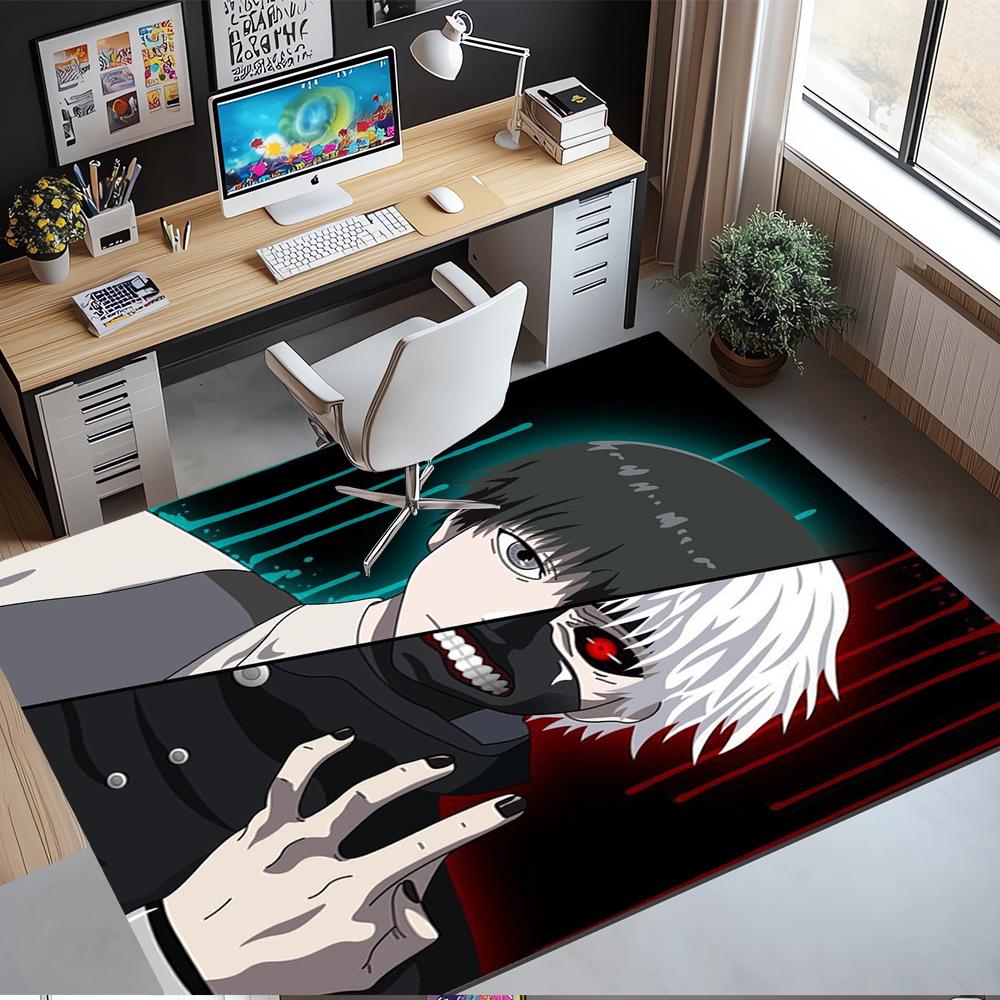 Tokyo Ghoul Printed Carpet,Rug,for Office Chair Living Room Bedroom Kitchen Room Decor Gifts.