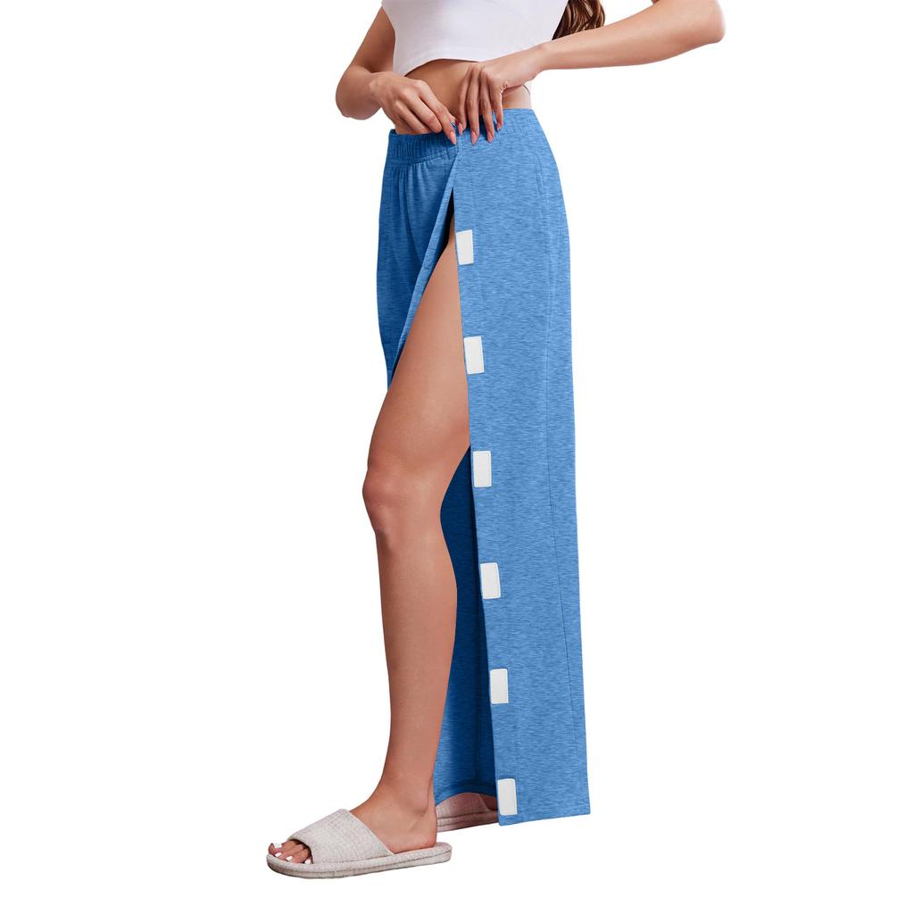Damen - Auswärtshose mit Seitentaschen für Hüfte, Knie und Bein, leicht zugänglich, Sportliche Hose