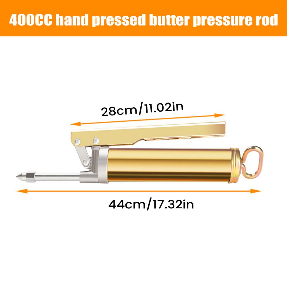 Large Capacity Flexible Hose High Pressure Tool Heavy Duty Manual Lubricator for Auto Repair Mechanic Maintenance Outdoor Garage