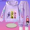 Movie Korean Style Sets Children Hoodies Pullover Sweatshirt Trucksuit Cartoon Girls Boy Kids Clothes