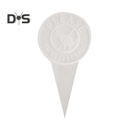 

Акриловый знак «Нет собачьим какашкам» с колышком, двусторонний, пожалуйста, будьте уважительны, открытый сад, двор, лужайка, индикатор остановки собак, шип, украшение C