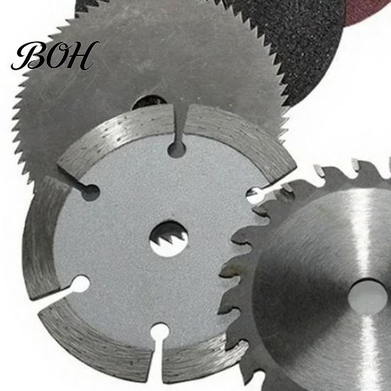 Home Renovation Cutting Tools 7Pcs 3-inch Angle Grinder Disc Set for Metal Wood Tile, Resin/Steel Grinding Precision Groove Wheel with 10mm Arbor Mini