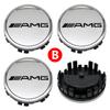 Benz Car 75mm Car Floating Wheel Center Hub Caps Cover for Mercedes Benz B/C/E/S Class A Class C200L GLC GLK CLA Accessories. CI1