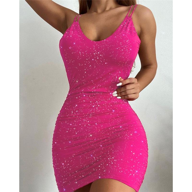 

Женское сексуальное платье-халтер с однотонной юбкой на бедрах XXL