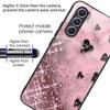For Samsung Galaxy A14 5G/A14 4G Anti-scratch Tempered Glass+TPU Back Case Pattern Printing Phone Cover