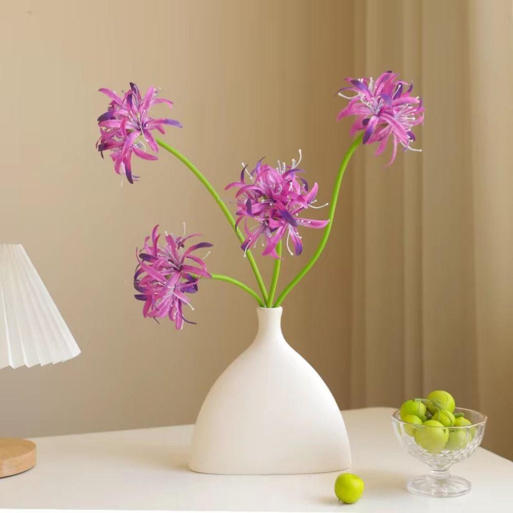 Real Touch Artificial Higanbana Flower 2 Heads Simulation Equinox Flower Party Decorations