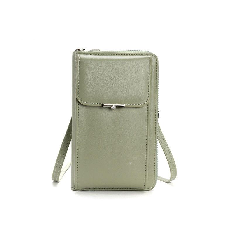 Dámská móda Tašky na telefon PU kůže Taška přes rameno Klasické crossbody messenger tašky Peněženka na zip