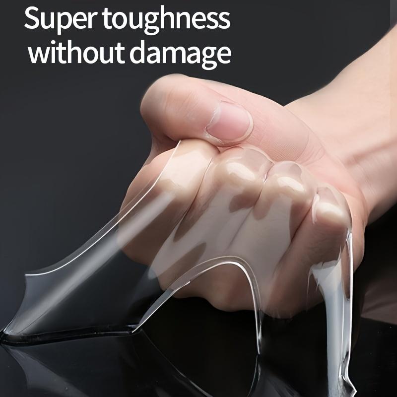 1pc Super Strong Double-Sided Tape - Transparent Residue-Free Adhesive for Plastic, Wood, Glass & Metal - Made of PE Material