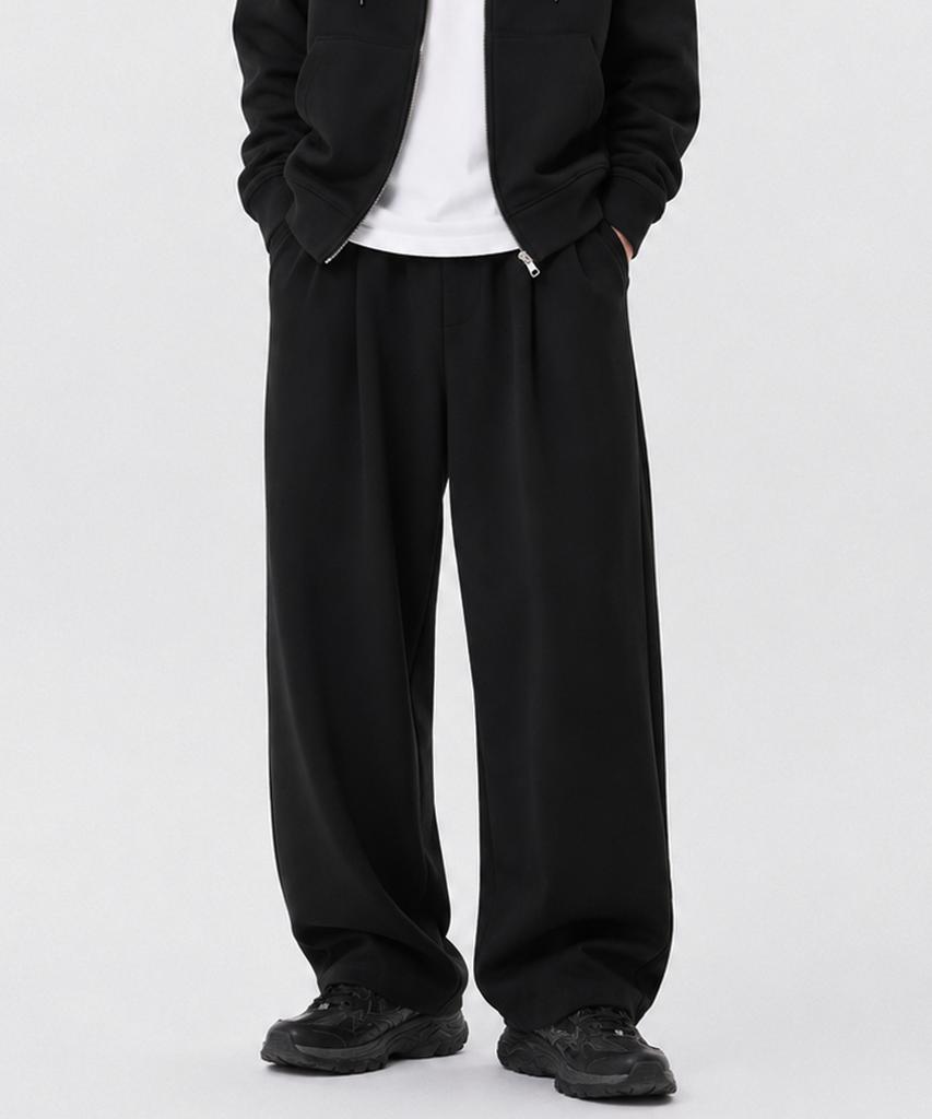 Forder Fit Pintuck Wide Sweatpants _2 Colors