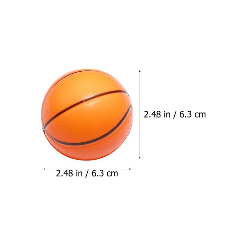 12 Stück Knet-Basketballspielzeug für Kinder Sport-Motto Geburtstagsparty-Mitgebsel Gummi-Basketball Geschenk Kuchen-Dekoration Mitgebsel-Beutel Pinata-Füller