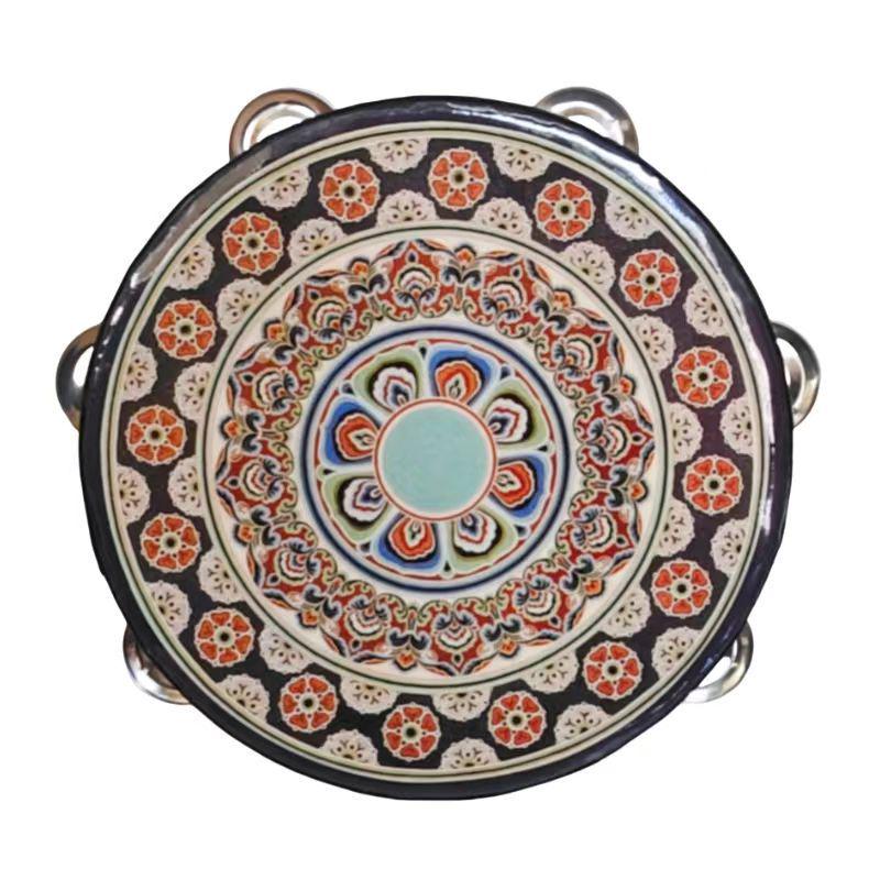 Children's Orff Instrument: Handheld Xinjiang Dance Tambourine for Teachers and Grade Exams