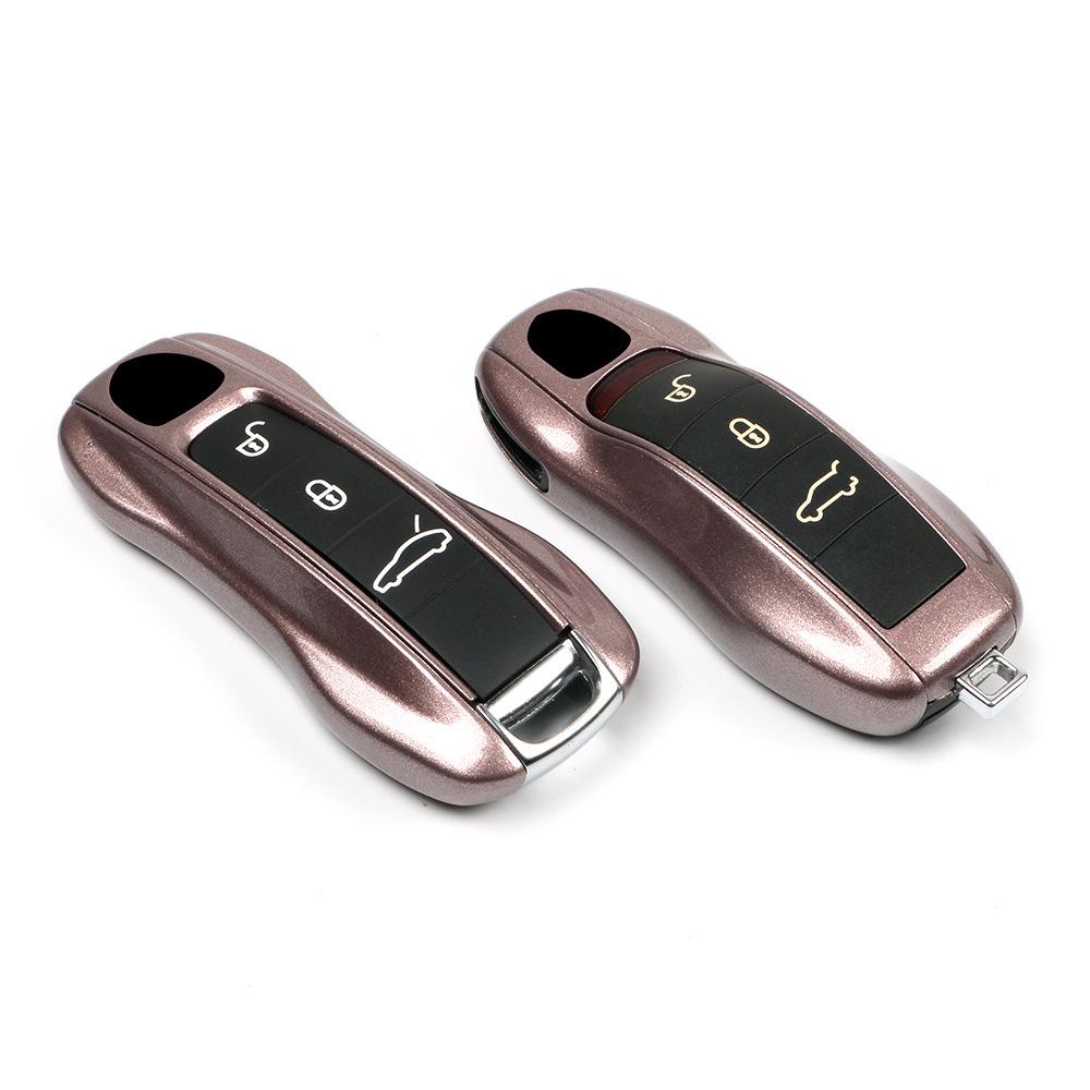 Porsche Ice Pink Car Key Shell for Macan, 718, Panamera, Taycan, 911, Cayenne