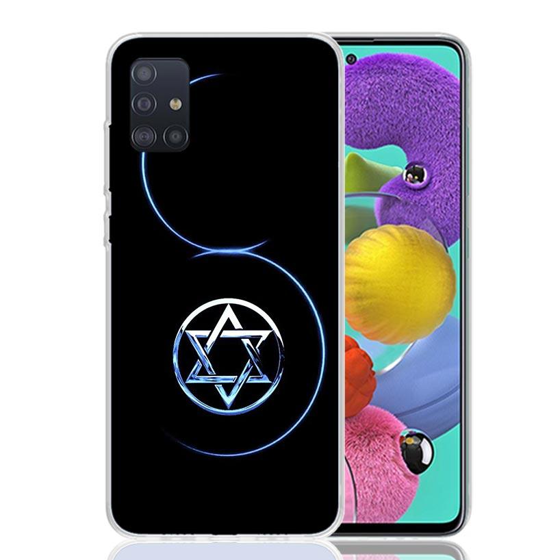 David Jewish Star Symbol Phone Case For Samsung Galaxy A52 A32 A22 A12 A02S A50S A30S A51 A31 AA71 Note 20 Ultra 10 S10 Plus Gal