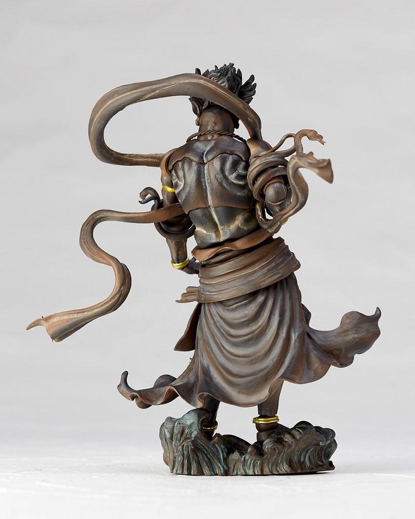 Takeya Style Jizai Okimono General Jinsha Approximately 142mm PVC ABS Painted Movable Figure (Wood Carving) - - Tall, &