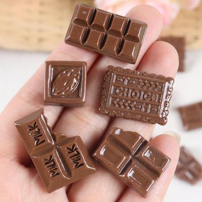 Gör-det-själv-krämklisterlekset: Kaffe & Choklad Hartsaccessoarer för Handgjorda Fodral till Mobiltelefoner & Hårdekorationer.