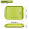 JINMEILI Melamine Rectangular Non-slip Serving Tray