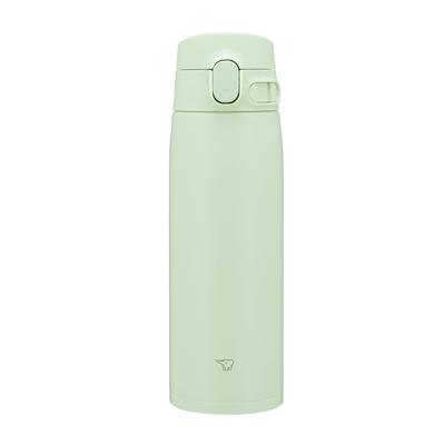 Zojirushi Mahobin Stainless Steel Mug Water Bottle Large Capacity 600ml One Touch Type Seamless Only 3 Care Points Pistachio Green SM-VB60-GM