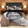 Eminem Custom Name Pattern Bedding Quilt Set Quilt Cover Pillowcase Home Gift(1 * duvet cover + 2 * pillowcase, without core)