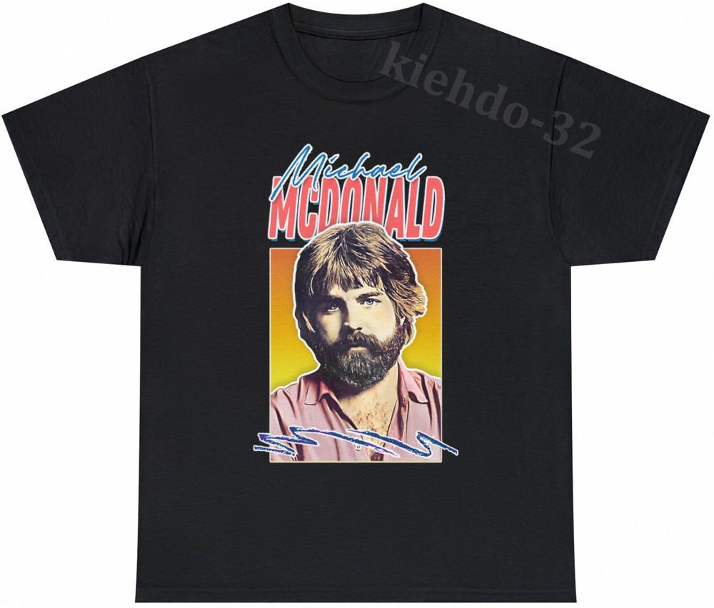 Michael McDonald Music Tribute 90s Vintage  Retro T-Shirt Men Women Unisex Unisex T-Shirt XL