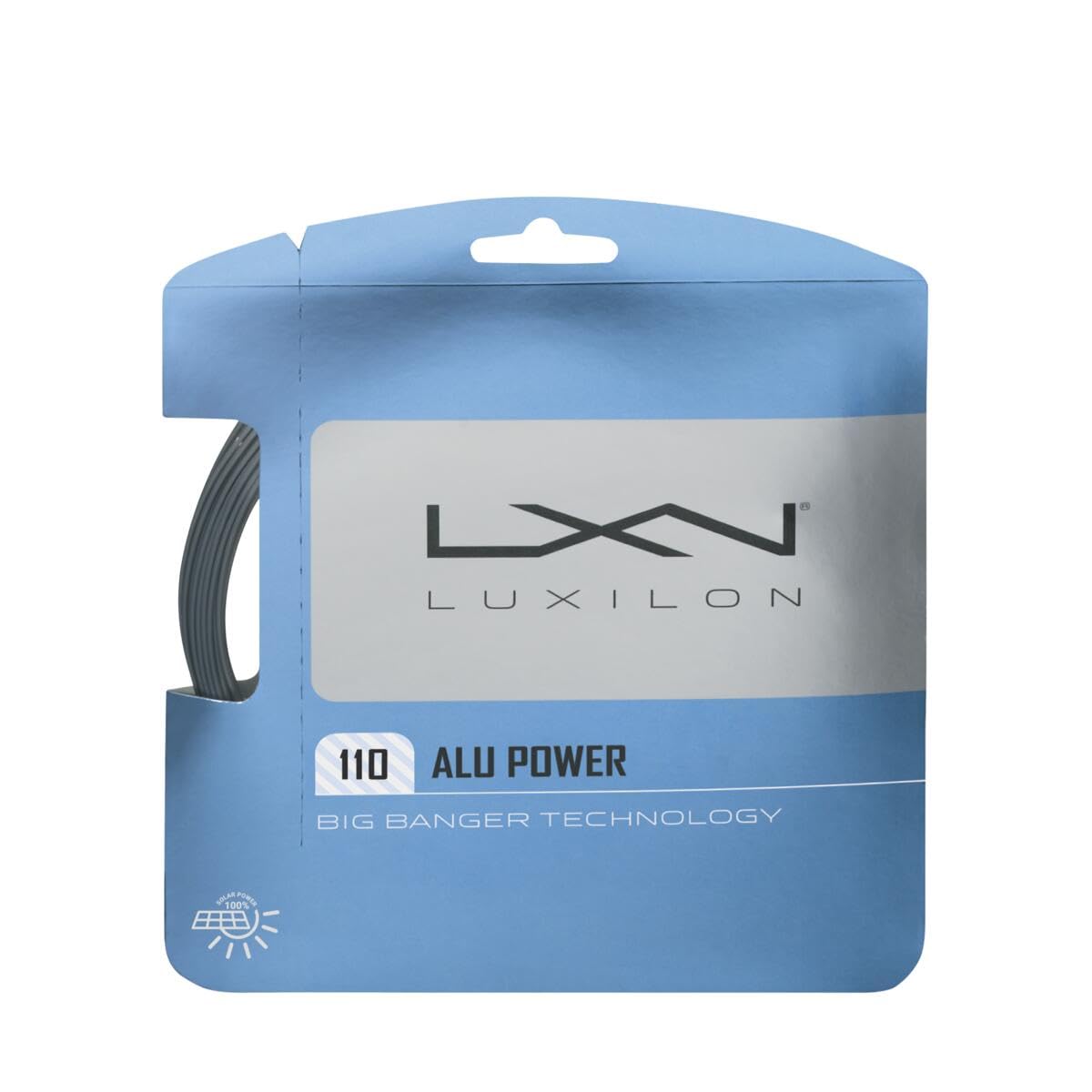 LUXILON ALU POWER 110 Tennis String, Silver, WR8305501110