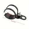 2 Stück Premium ATV Motorrad Blinker Halterungs-Kit Verstellbare Gabelmontage Klemme Halter Blinker Indikatoren Langlebige Konstruktion