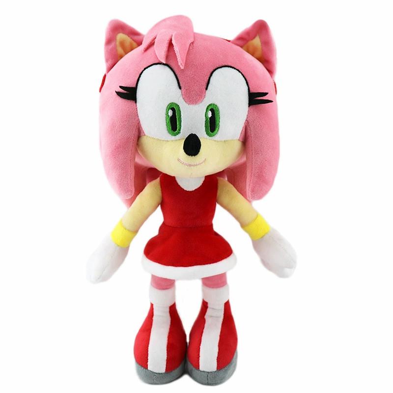 Cute Amy Rose Cartoon Plush Toy Kids Bedroom Gift Decor