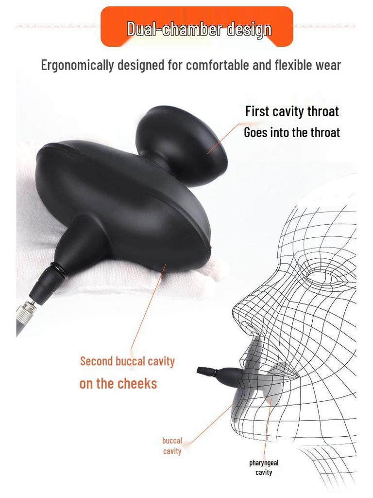 Psylocke Aufblasbarer Fesselknebel: Erotisches Gerät für Männer & Frauen