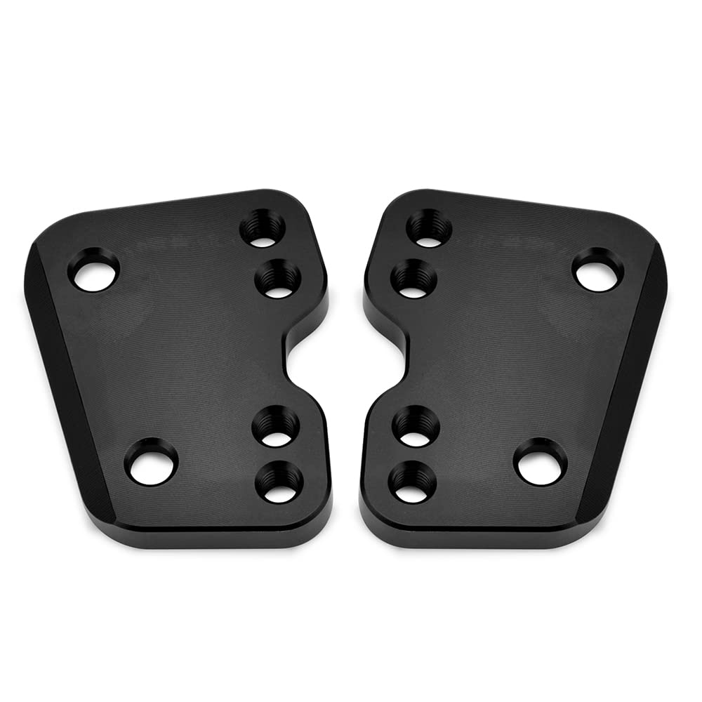 LEDISHUN Bracket for Suzuki Gixxer 250 and Gixxer Rearward Movement and Upward Movement Step-Up SF250 40-42mm 13-25mm (Black)