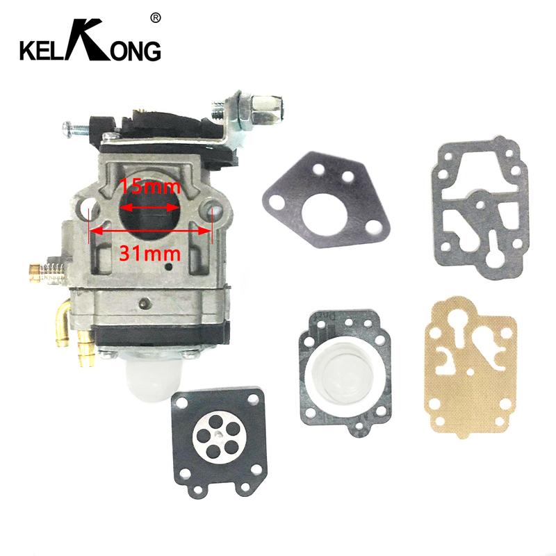 KELKONG Cls Carb Carburetor 4c 47cc 49cc 5cc 2-Stroke Carburetor Mini Choppers Carb 15mm ATVs Pocket Bikes Quad Drop Shipping