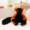 Entzückendes realistisches Lemuren-Stofftier Kuscheltier sitzend Zoo Souvenir Geschenk für Kinder Geburtstag