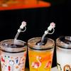 Cute 10mm Cat Paw Straw Cover Dust-Proof Reusable Straw Topper Spill-Proof Straw Tip Tumbler